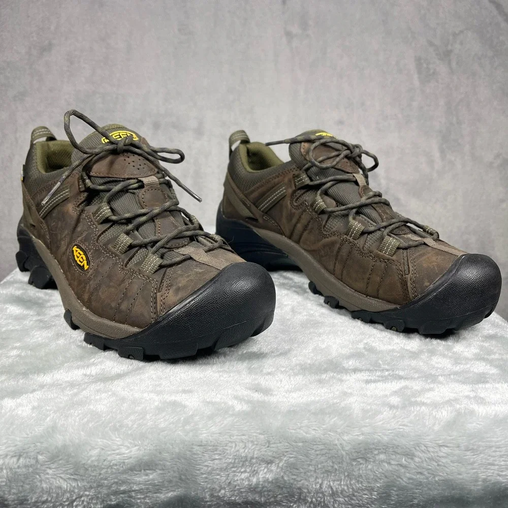 Keen Targhee II Hiking Shoes Men 10.5 Brown Waterproof Leather 1017345
